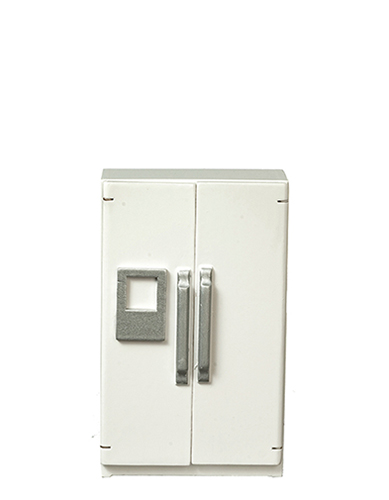 Refrigerator with Ice Dispenser, White